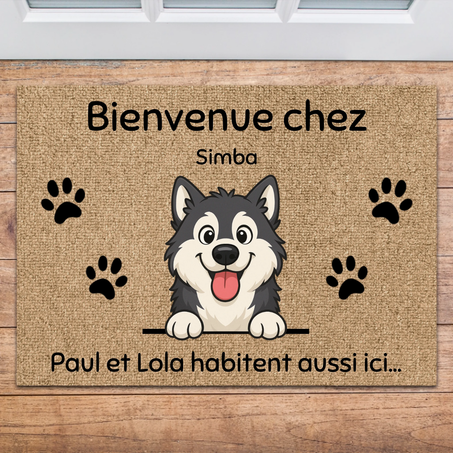 Paillasson personnalisé