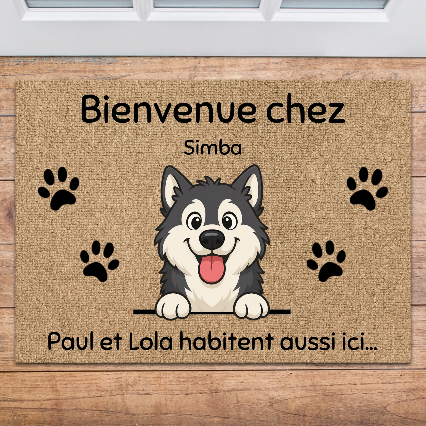 Paillasson personnalisé