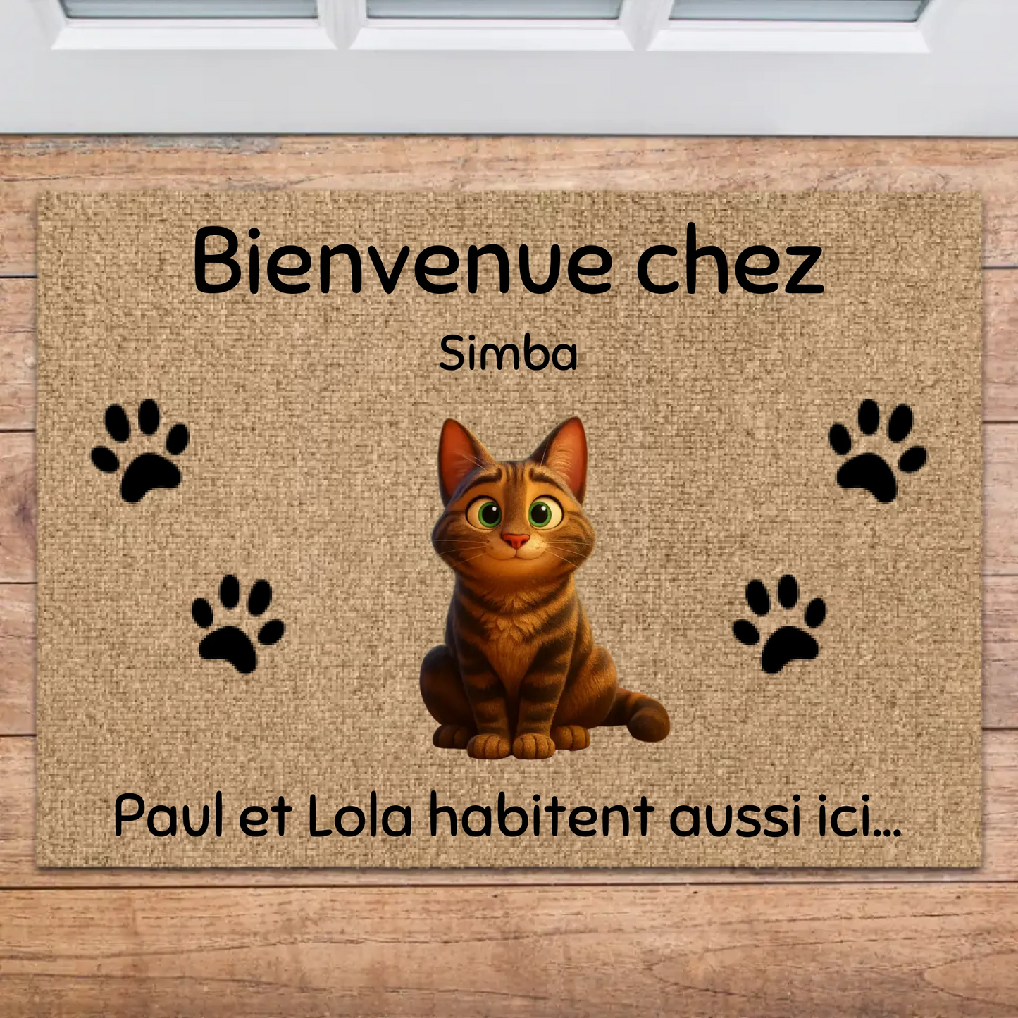 Paillasson personnalisé 3D
