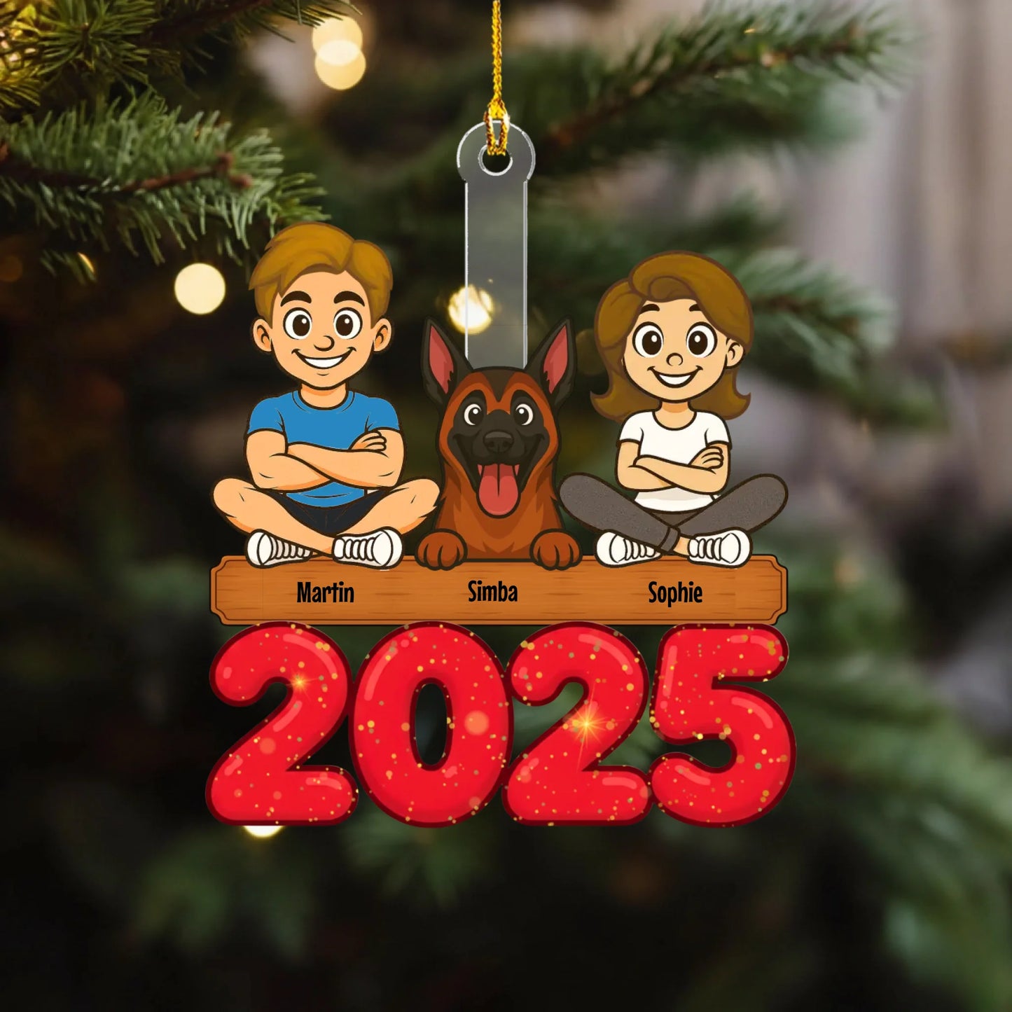 Décoration Sapin Personnalisable